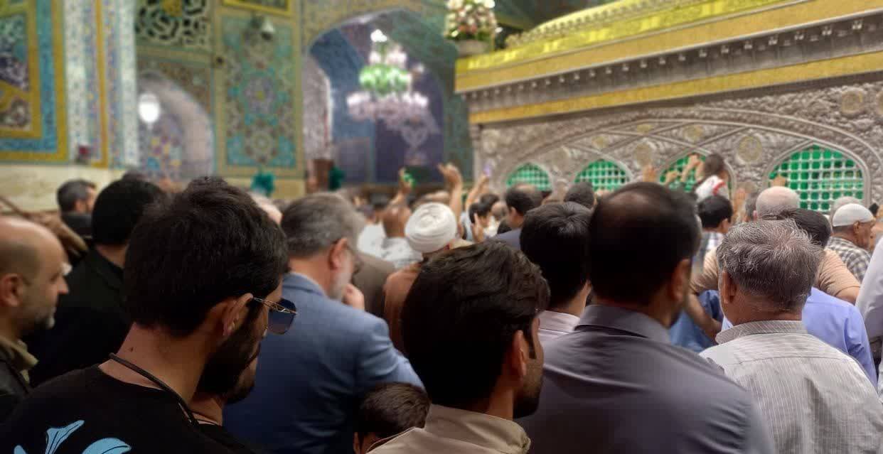 زیارت بارگاه منور رضوی توسط کارکنان و مدیران به مناسبت دهه کرامت